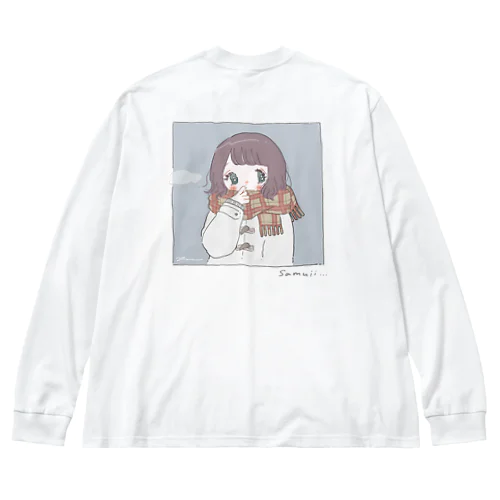 寒いちゃん ビッグシルエットロングスリーブTシャツ