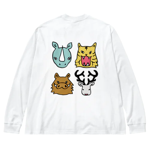 息子の好きな動物 Big Long Sleeve T-Shirt