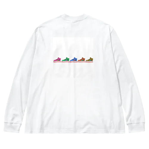 CANDY:Sneaker Big Long Sleeve T-Shirt