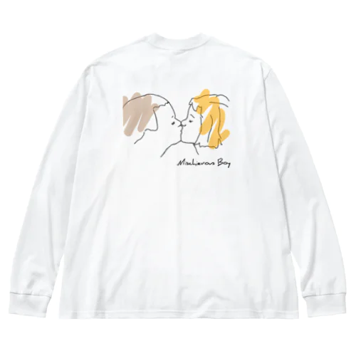 Mischievous Boy Big Long Sleeve T-Shirt