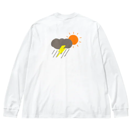 情緒不安定：文字なし Big Long Sleeve T-Shirt