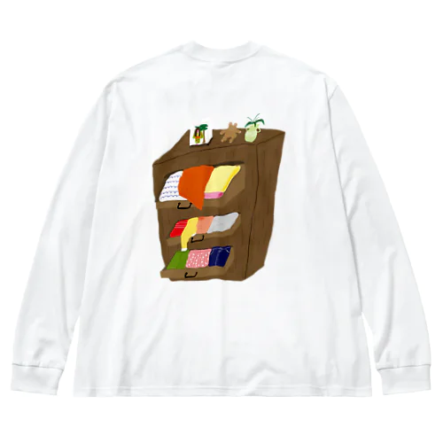 散らかった部屋 Big Long Sleeve T-Shirt