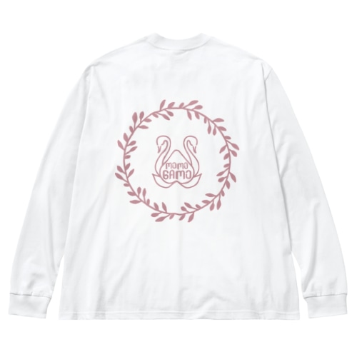 桃鴨エンブレム Big Long Sleeve T-Shirt