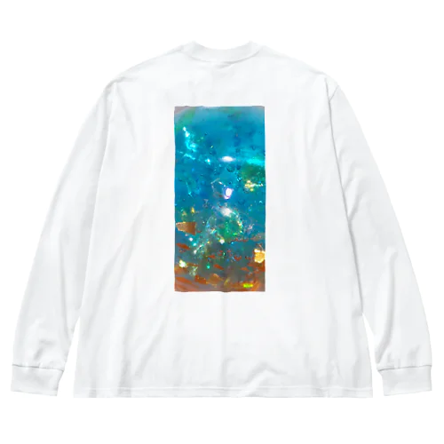 キラキラ（ネオンブルー） Big Long Sleeve T-Shirt