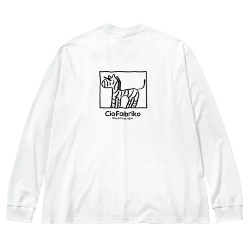 目隠しなZebroさん Big Long Sleeve T-Shirt