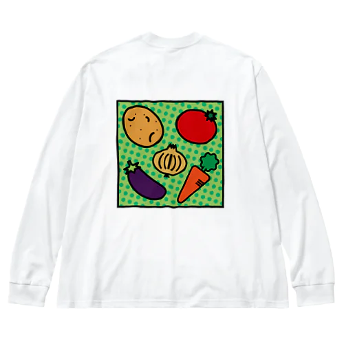 お野菜 ビッグシルエットロングスリーブTシャツ