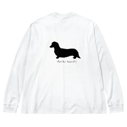 DACHSHUND ビッグシルエットロングスリーブTシャツ