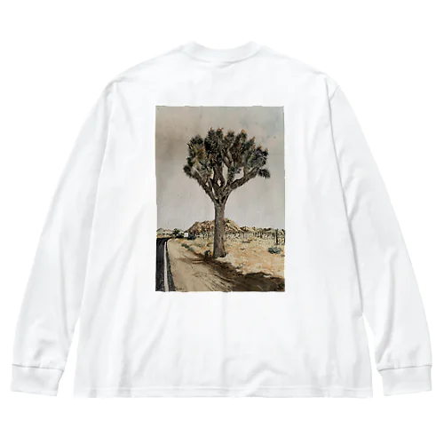 Joshuatreeart サボテン cactus Big Long Sleeve T-Shirt