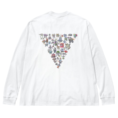 ロボ族（背面印刷） Big Long Sleeve T-Shirt
