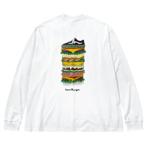 バーカー Big Long Sleeve T-Shirt