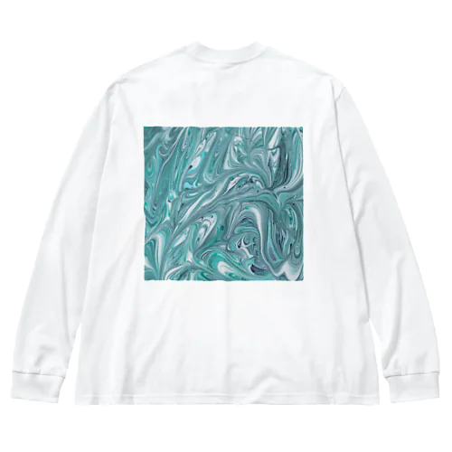 波のように揺れて揺れて Big Long Sleeve T-Shirt