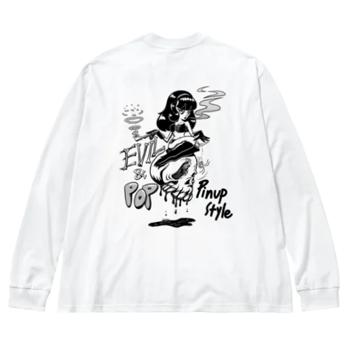 “evil & pop" #2 Big Long Sleeve T-Shirt