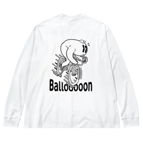 "Ballooooon" #2 ビッグシルエットロングスリーブTシャツ