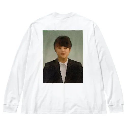 Sちゃんの印刷失敗証明写真 Big Long Sleeve T-Shirt