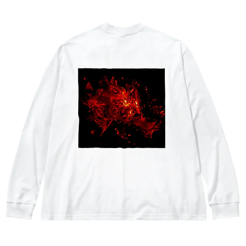 焚火 루즈핏 롱 슬리브 티셔츠