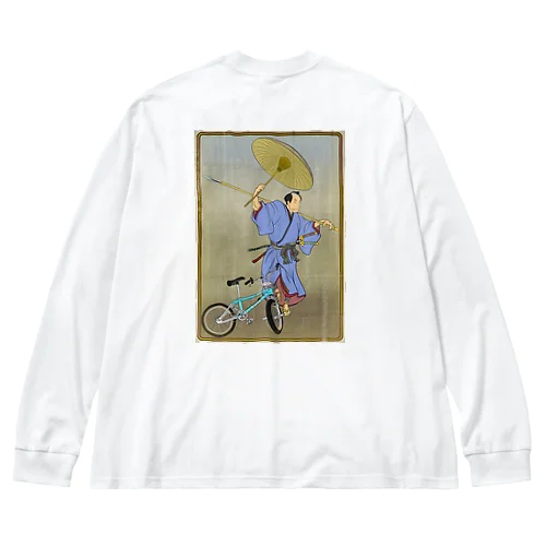 "bmx samurai" #2 ビッグシルエットロングスリーブTシャツ