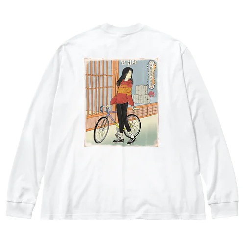 "双輪車娘之圖會" 1-#2 Big Long Sleeve T-Shirt