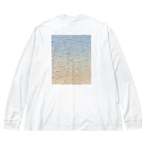 露凍る夕焼け Big Long Sleeve T-Shirt