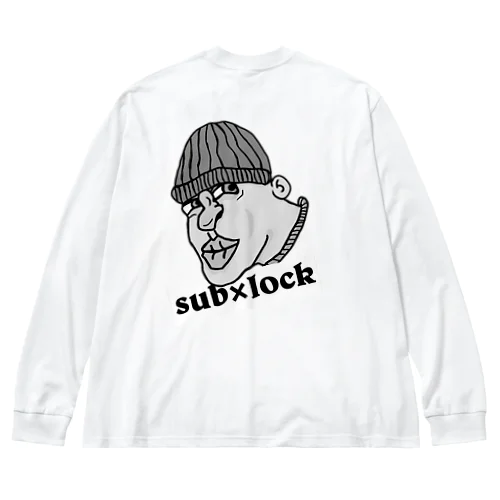 3×6君+ロゴ Big Long Sleeve T-Shirt