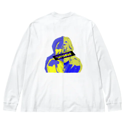 サイケハーフくん Big Long Sleeve T-Shirt