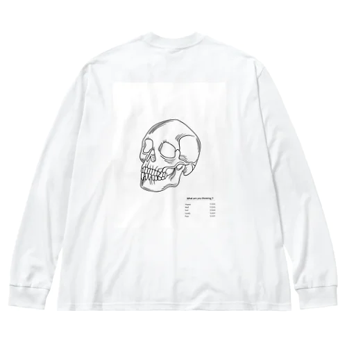 skeleton Big Long Sleeve T-Shirt