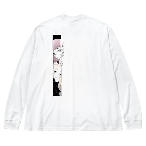 Nozokimi(バックプリント） Big Long Sleeve T-Shirt