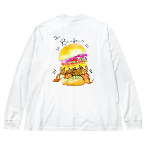 The hamburger★ Big Long Sleeve T-Shirt