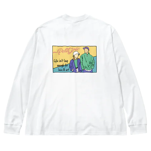 おしゃれレトロなTシャツ Big Long Sleeve T-Shirt