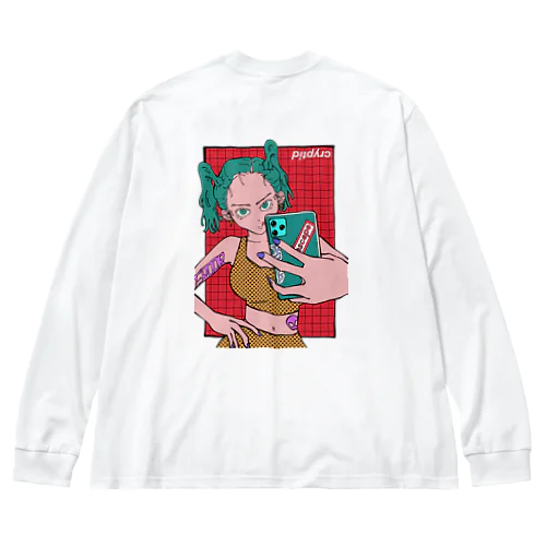 KAWAII GIRL (cryptid) ビッグシルエットロングスリーブTシャツ