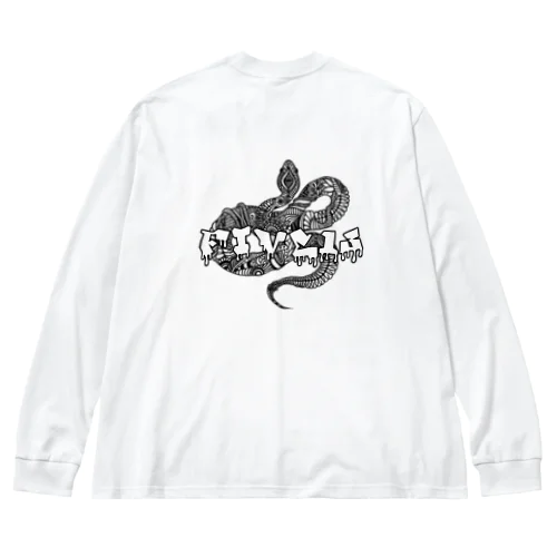 黒蛇(FIVE13) ビッグシルエットロングスリーブTシャツ