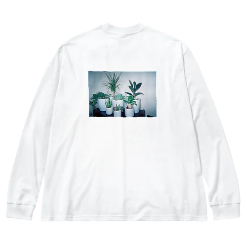 植物 ビッグシルエットロングスリーブTシャツ