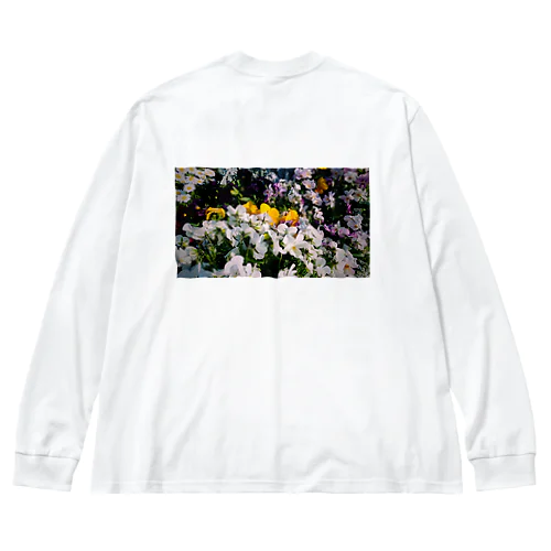 公園のお花をDispoで撮ったらエモエモだった件 Big Long Sleeve T-Shirt