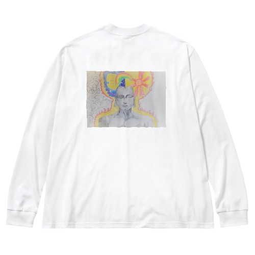 マエマンの絵 Big Long Sleeve T-Shirt