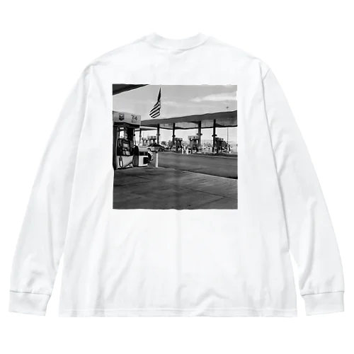 Americaのガソリンスタンド Big Long Sleeve T-Shirt