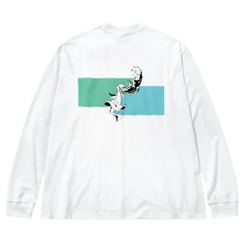 she the SEA ビッグシルエットロングスリーブTシャツ