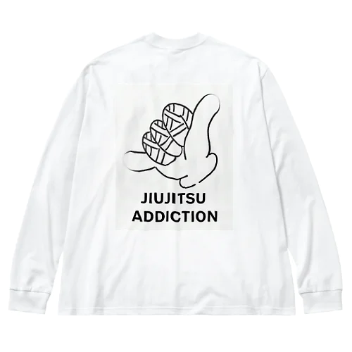 jiujitsu addiction ビッグシルエットロングスリーブTシャツ