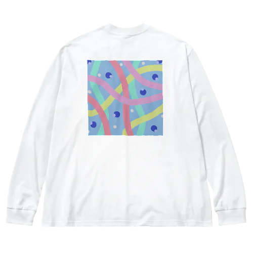 うねうね・ぶるー Big Long Sleeve T-Shirt