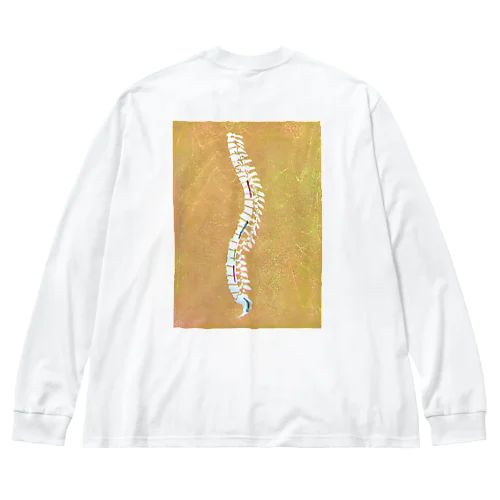 脊椎モチーフ Big Long Sleeve T-Shirt