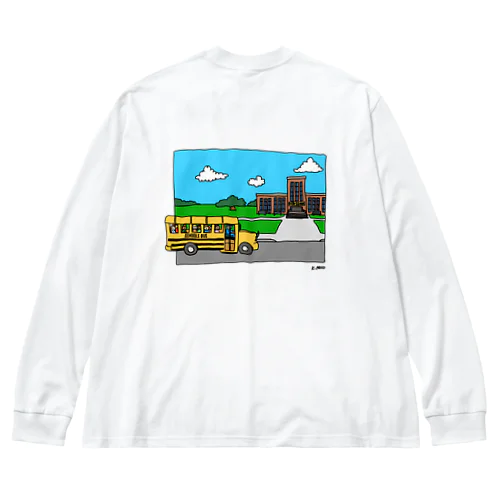 GO TO SCHOOL ビッグシルエットロングスリーブTシャツ