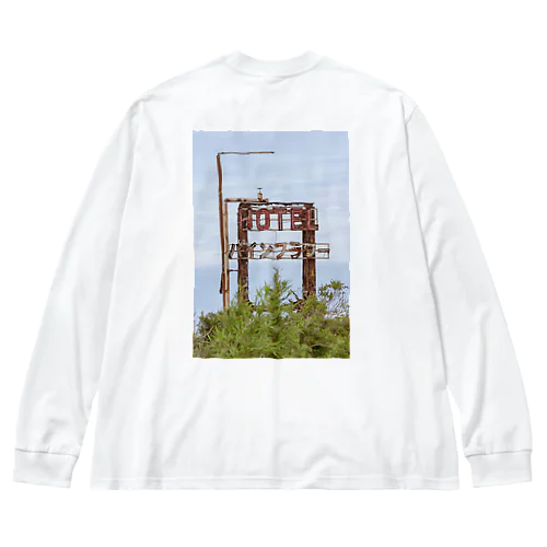 ラブホテル廃墟の錆びネオン Big Long Sleeve T-Shirt