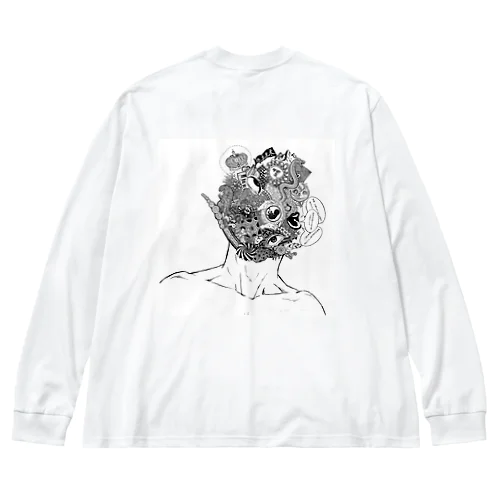 私 Big Long Sleeve T-Shirt