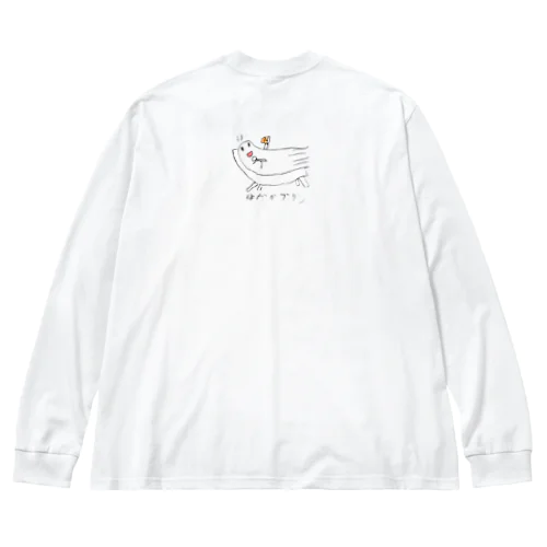 はだかプリン ビッグシルエットロングスリーブTシャツ