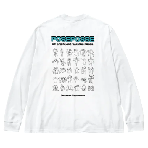 POSEPOSSE ロンT ビッグシルエットロングスリーブTシャツ