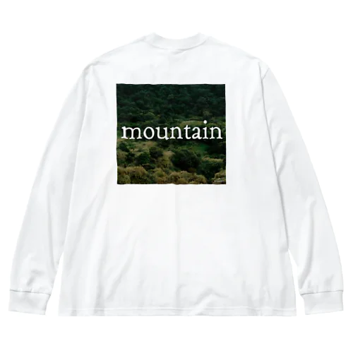 mountain ビッグシルエットロングスリーブTシャツ