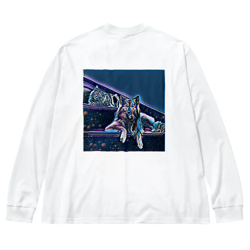 むくむに  - 月光ver. - Big Long Sleeve T-Shirt