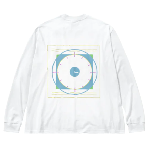 ３時をお知らせするTシャツ Big Long Sleeve T-Shirt