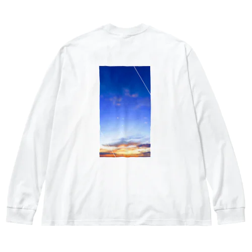 青空 ビッグシルエットロングスリーブTシャツ