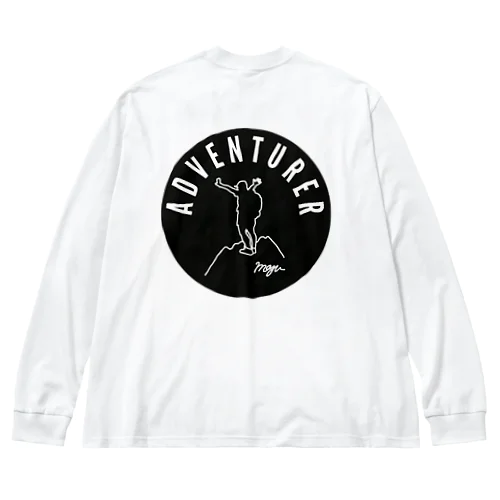 誰もが冒険家グッズ（黒丸ver) Big Long Sleeve T-Shirt