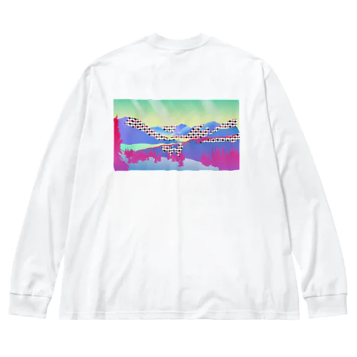 カナダの山岳 Big Long Sleeve T-Shirt