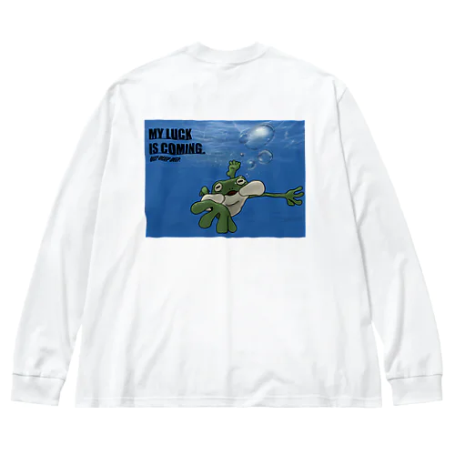 DEEP  DEEP DEEP.ラックくん ビッグシルエットロングスリーブTシャツ